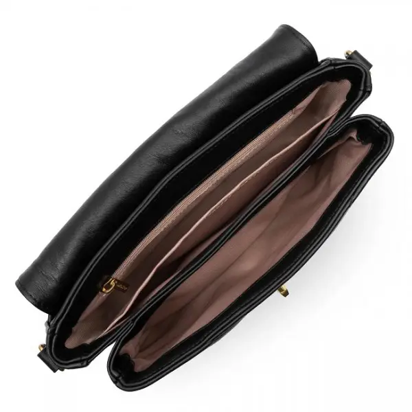 Lancaster - Sac Trotteur Soft Matelassé Noir 3 Lancaster - Sac Trotteur Soft Matelassé Noir – Image 3