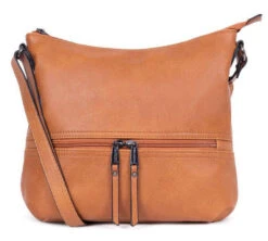 Hexagona Sac Porté Travers Synthétique Terre " 315314 " -Maroquinerie sac main cuir femme 315314 11 050246800 1646 17022022