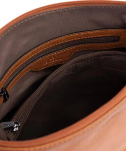 Hexagona Sac Porté Travers Synthétique Terre " 315314 " -Maroquinerie sac main cuir femme 315314 15 099957400 1646 17022022