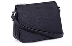 Hexagona Sac Porté Travers Synthétique Grainé Noir " 535986 "