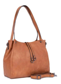 Hexagona Sac Porté épaule 2 Anses Synthétique Terre " 316747 "