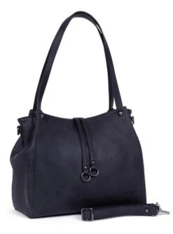 Hexagona Sac Porté épaule 2 Anses Synthétique Noir " 316747 "