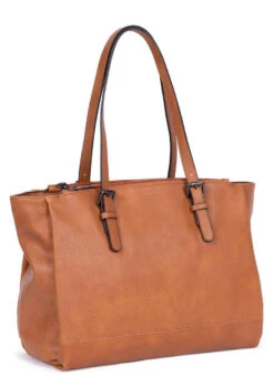 Hexagona Sac Porté épaule 2 Anses Synthétique Terre " 316137 "