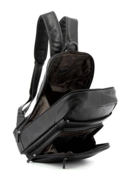 Hexagona Sac à Dos Cuir Vachette Noir " 461351 " -Maroquinerie sac a dos noir 461351 doublure 007950900 1715 17102019