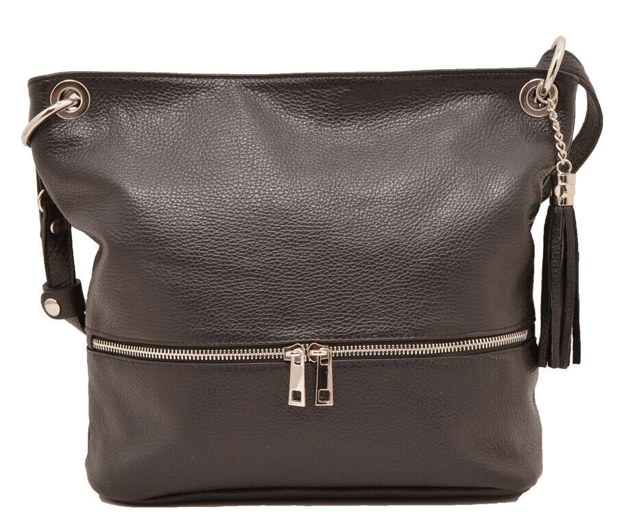 Sac Cuir Femme Vachette Noir "JOSS" 5 Sac Cuir Femme Vachette Noir "JOSS" – Image 5