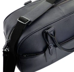 Hexagona Sac De Voyage Cuir Vachette Marine " 135732 " -Maroquinerie sac de voyage cuir vachette marine 135732 zoom 023210500 1653 04102019