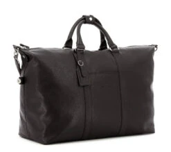 Hexagona Sac De Voyage Marron Foncé " 463134 " -Maroquinerie sac de voyage cuir vachette marron fonce 463134 biais 038037200 1137 11102019