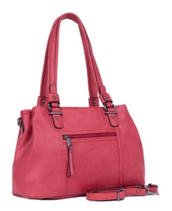 Hexagona Sac Porté épaule 2 Anses Synthétique Framboise " 315292 "