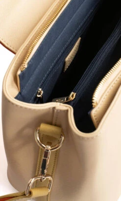 Hexagona Sac Porté épaule 1 Anse Synthétique Crème " 649302 " -Maroquinerie sac main femme tressee 649302 20 009315100 1614 17022022