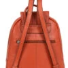 Hexagona Sac à Dos En Cuir De Vachette Orange " 462345 "
