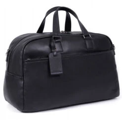 Hexagona Sac De Voyage En Cuir De Vachette Noir " 686305 "