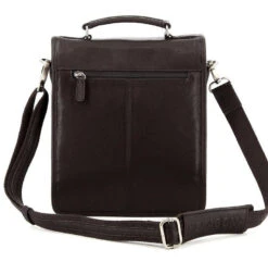 Hexagona Sacoche Cuir Vachette Marron " 463893 "