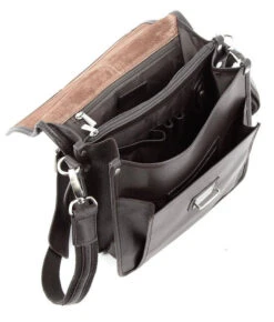 Nouveaux produits -Maroquinerie sacoche cuir marron 463893 ouvert 042796900 1718 17102019