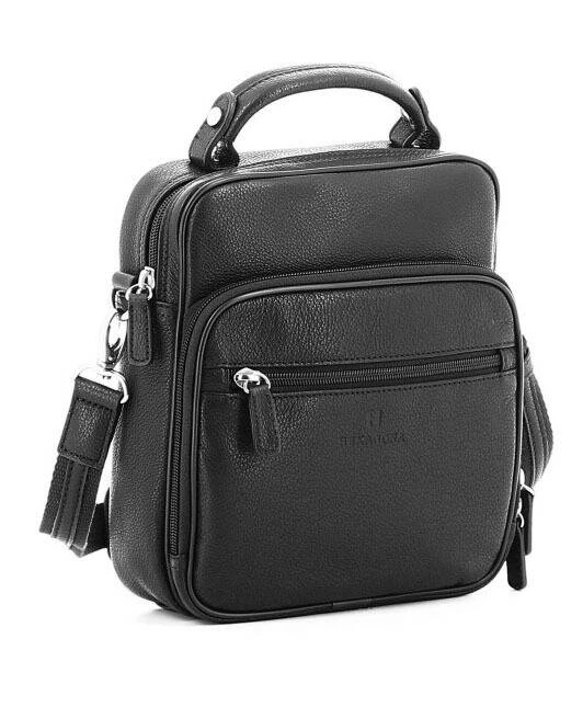 Hexagona Sacoche Cuir Vachette Noir " 461832 " 1 Hexagona Sacoche Cuir Vachette Noir " 461832 "