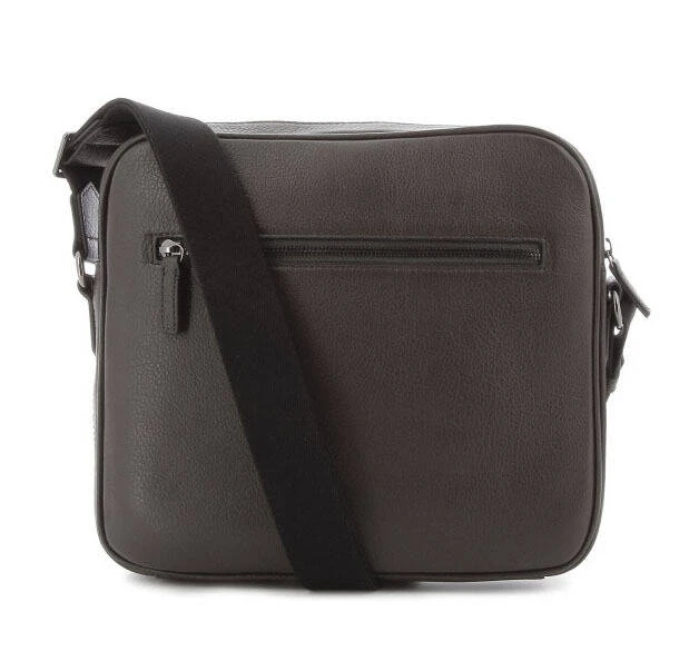 Hexagona Besace Cuir Vachette Grain Buffle Marron Fonce " 135727 " 1 Hexagona Besace Cuir Vachette Grain Buffle Marron Fonce " 135727 "