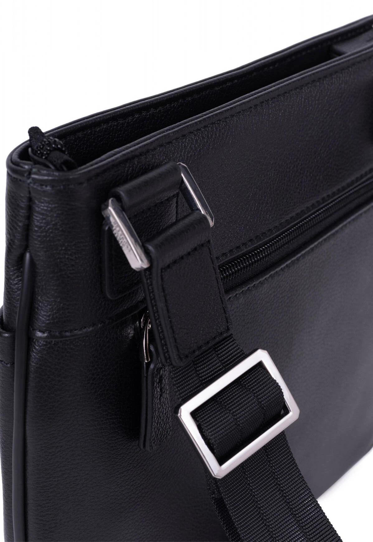 Hexagona Sacoche En Cuir De Vachette Noir " 686802 " 3 Hexagona Sacoche En Cuir De Vachette Noir " 686802 " – Image 3