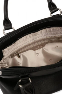 Hexagona Sac Porté Main 2 Poignées En Cuir De Vachette Noir " 463793 " -Maroquinerie sacportemain2poigneesencuirdevachette463793 noir 4 031116400 1557 12032021