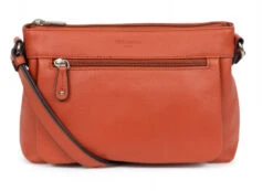 Hexagona Sac Porté Travers En Cuir De Vachette Orange " 464778 " -Maroquinerie sacportetraversencuirdevachette464778 orange 028516400 1550 12032021