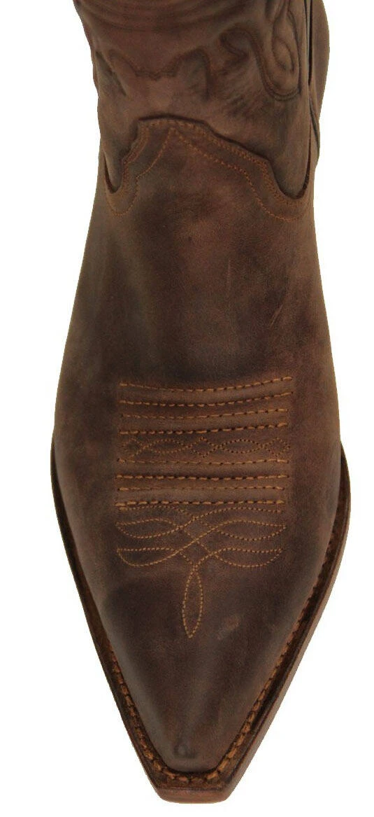 Santiags Cuir Mixte Marron Mayura/Sancho "218" – Image 4