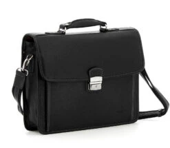 Hexagona Serviette En Cuir Vachette Noir " 469545 " -Maroquinerie serviette cuir vachette hexagona 469545 noir 1 001613200 1035 04102019