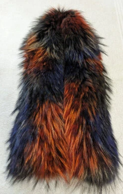 Col Fourrure Véritable Multicouleur " SPRAY "
