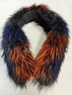 Col Fourrure Véritable Multicouleur " SPRAY " -Maroquinerie spraymulti 013123800 1621 27102023
