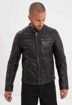 Blouson Cuir Homme Noir " STARGET " 11 Blouson Cuir Homme Noir " STARGET " -Maroquinerie stargetnoirface 047532300 1020 24102023