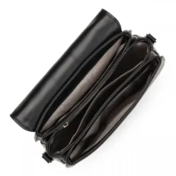 Lancaster - Sac Trotteur Donna Fia M - Noir -Maroquinerie travers donna fia 700 2