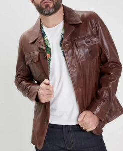 Veste Cuir Homme Bison "100150" 8 Veste Cuir Homme Bison "100150" -Maroquinerie veste cuir homme daytona ralph 100150 1 019979300 1135 01042022