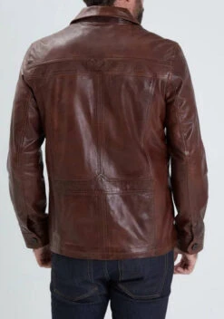 Veste Cuir Homme Bison "100150"