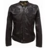 Blouson Cuir Femme Noir " 103546 "