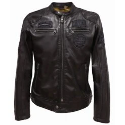 Blouson Cuir Femme Noir " 103546 "