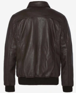 Schott Blouson Pilote Cuir Agneau Marron " LC YALES "